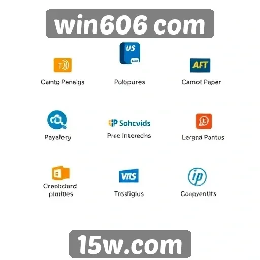 Comparação de métodos de pagamento no win606