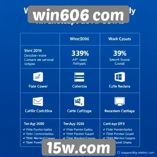 Diferenciais do win606 em comparação a concorrentes